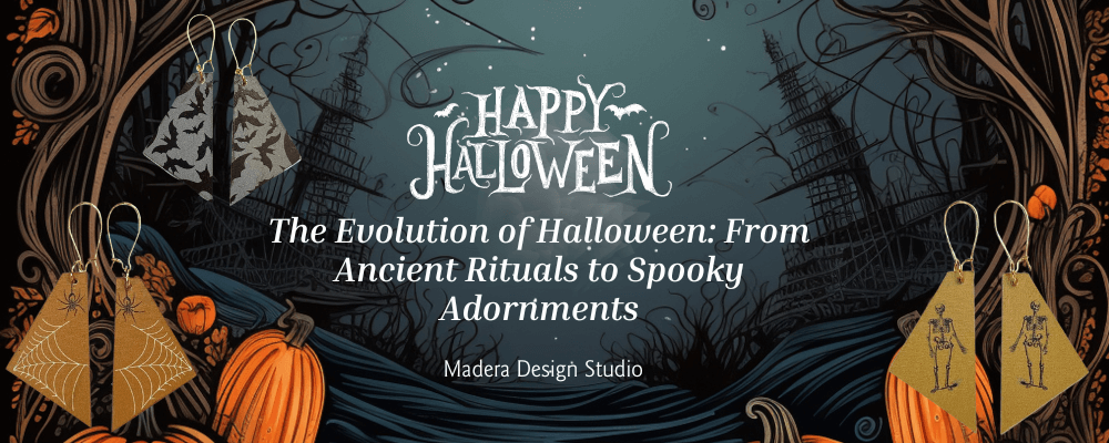 Halloween Earrings - handcrafted unique jewelry perfect for the spooky season. Bat, Spider and Skeleton Earrings Featured