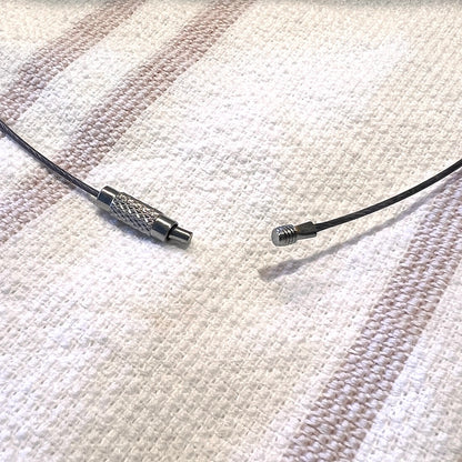 Clasp for the Lit Clue Iron Necklace collab with Madera Design Studio