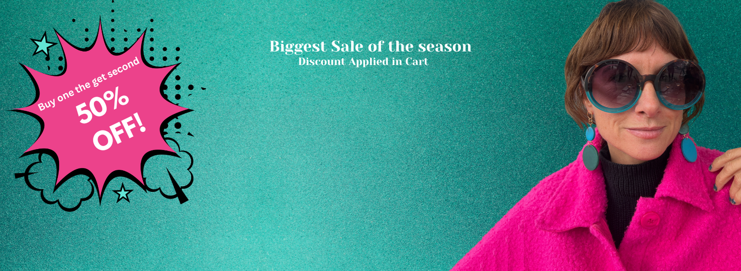 BOGO - buy 1 get on2 50% off sale now!