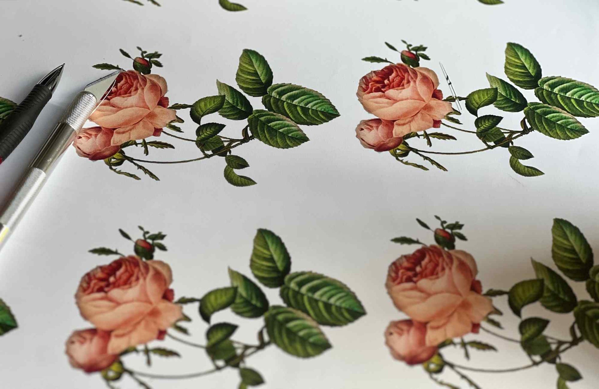 Rose Dangle Earring Pattern by Madera Design Studio