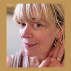 Tear Drop Earring , the Bernadette hoop earring by Madera Design Studio