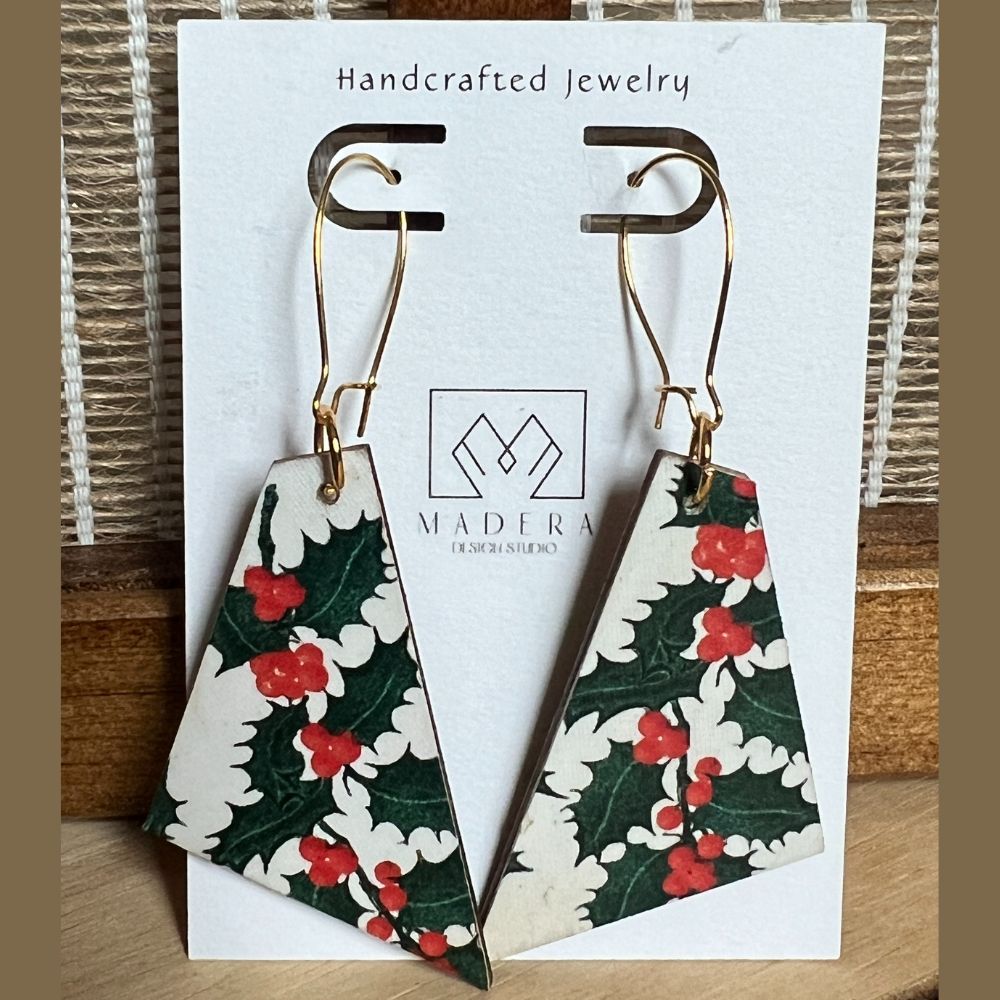 Wholesale Holly Dangle Earrings by Madera Design Studio