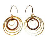 Circles earrings by madera design studio