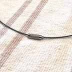 Clasp for the Lit Clue Iron Necklace collab with Madera Design Studio