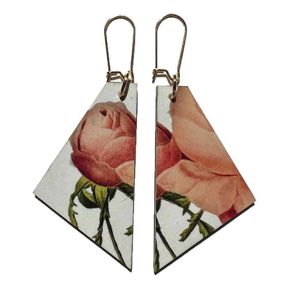 rose earrings version 2 by madera design studio