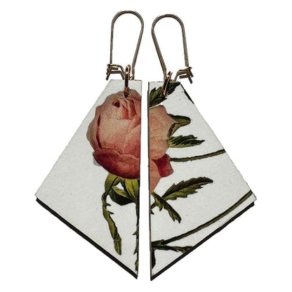 rose earrings version 3 by madera design studio